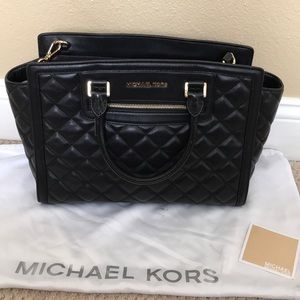 Michael Kors quilted leather bag